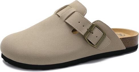 HOMETRUE Womens Clogs Slippers Sandals with Cushioned Cork-Footbed in Saudi Arabia