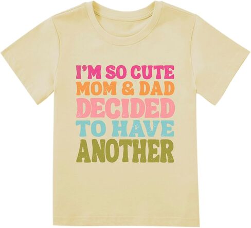 Big Sister Announcement T Shirt Toddler Girls Promoted to Big Sister Tees Outfits 1-7 Years in Kuwait