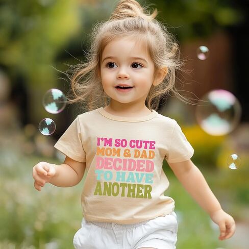 Big Sister Announcement T Shirt Toddler Girls Promoted to Big Sister Tees Outfits 1-7 Years in Kuwait