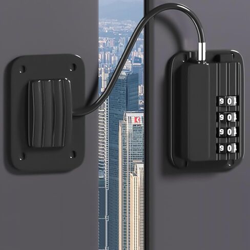 2 حزمة قفل الثلاجة ، أقفال خزانة ، أقفال خزانة سلامة الطفل ، مع قفل الثلاجة المركب ، للثلاجة ، الخزانات ، النافذة ، الأدراج ، تثبيت لاصق ، لا حفر مطلوب (أسود) in Kuwait