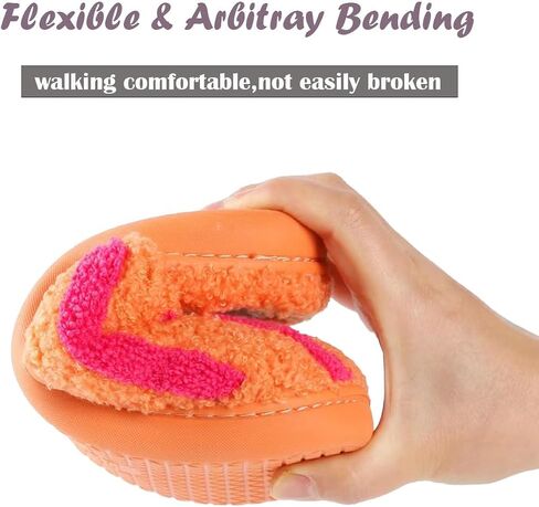 Women's Men's Happy Screw Lightning Happy Face Slippers Love heart-shaped slippers cat slippers Retro Leopard Print Happy Face Memory Foam Soft Plush Slippers Warm Anti-Slip Home Shoes in Kuwait