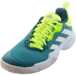 adidas Womens Barricade Tennis Sneakers Shoes Casual - Green - Size 6 M