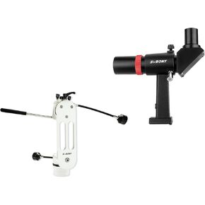 SVBONY SV225 Alt-Azimuth Mount Bundle with SV182 6x30 Finder Scope for Astronomy Telescope