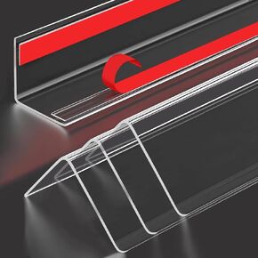 4 PCS Wall Corner Protectors,Self-Adhesive Plastic Baby Corner Protectors & Edge Protectors for Wall,Furniture, Door,Tables,Windows,Corner Covers for Baby Safety (3cmx100cm/1.18inx39.4in)