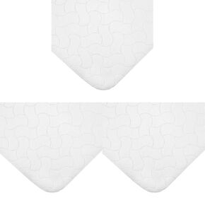 American Baby Company Waterproof Quilt-Like Flat Reusable Multi-use Protective Mattress Pad Cover for Babies, Adults and Pets, White, 27"x36" (Pack of 3)