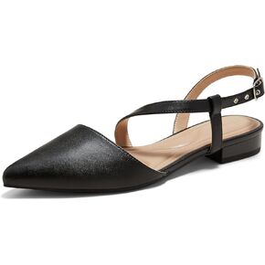 Arromic Slingback Flats for Women Pointed Toe Flat Shoe Comfortable Leather Casual Fashion Dress Work Office Shoes