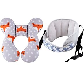 KAKIBLIN Baby Travel Pillow and Baby Car Seat Head Support,Baby Head Support for Car Seat Stroller