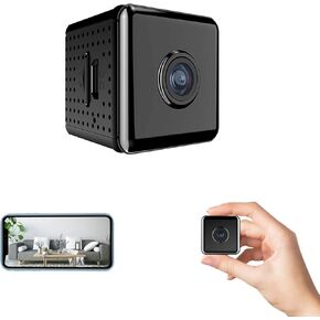 W10 Hidden Spy Camera,1080P WiFi Mini Camera, Indoor Camera,1080P Hidden Camera，Nanny Cam，AI Motion Detection Alerts, Auto Night Vision,Real Time Record Surveillance Camera for Indoor