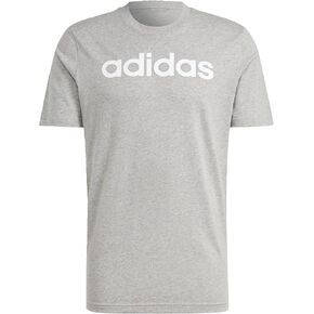 adidas Men's Essentials Single Jersey Linear Embroidered Logo T-Shirt
