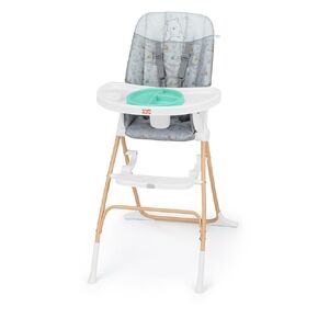 Bright Starts Disney Baby Winnie The Pooh Compact Folding High Chair, Food-Grade Safe Plate, 5-Point Harness, for Ages 6 Months and Up, Unisex – Classic Pals Pattern