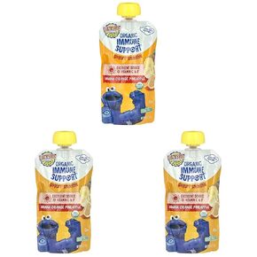 EARTHS BEST Organic Pineapple Orange Banana Immune Smoothie, 4 OZ (Pack of 3)