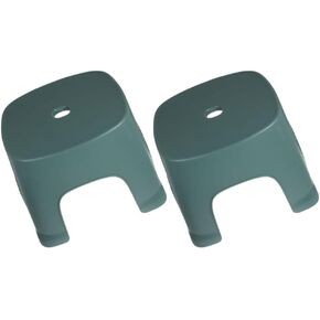 Kichvoe 2pcs Toddler Step Stool Bathroom Stool Toilet Step for Toilet Potty Training and Sink Use Green