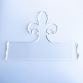 قالب مقبض Fleur-De-Lis Charcuterie ، وصلة Router Router و CLOS