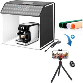 PULUZ 16"x12"x16" Light Box + Mini Tripod for Products Photography