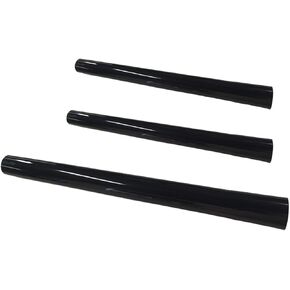 Vacuum Extension Tubes, 1.25 Inch Diameter, 2P14.76" and 1 P 17.71" Length - Black | Compatible with 1-1/4 Inch Hose Wet/Dry Vacuum Cleaners | Versatile Tool (Black, 2 P14.76" +1 P 17.71 ")