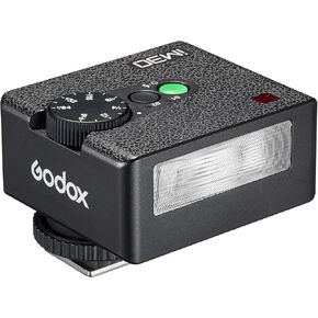 Godox IM30 Mini Camera Flash ، فلاش الجيب المدمج للحجم-GN15 ، 7 مستويات الطاقة ، فلاش يدوي IM30 لـ Canon/Sony ZV1/Sony ZVE10/RICOH GR3/NIKON/FUJI F1-230 وميض كامل السلطة/6500K ± 200K/3.6S.