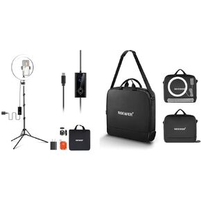 NEEWER RH12B 12" 24W High Power LED Ring Light for Phone with 71" Stand, Bi Color 2900K-7000K, CRI97+ 1810lux/0.5m 12 Scenes for Makeup Live Stream Zoom Calls TikTok, RU-011 Carrying Bag Included