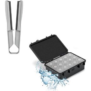 35mm Film Case Canister Holder+35mm 120 Film Squeegee
