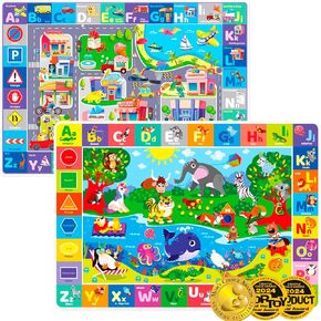 QUOKKA Multipack of 2 Baby Play Mats for Floor
