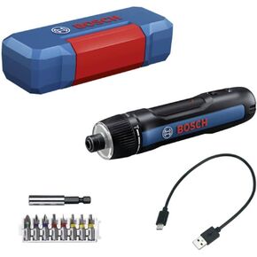 Bosch Professional Cordless Screw Driver Bosch GO 3 (incl. 8pcs bit Set, bit Holder, USB-C Cable, Mini Case)