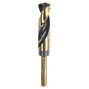 HARFINGTON Twist Drill Bit 20mm Dia High-Speed Steel 4341 Metric Drill Bits 5.8" Overall Length with Black & Gold Oxide Coating for Drilling Hard Metals, Stainless Steel, Alloy Steel