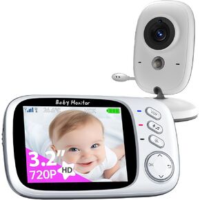 𝑵𝒐 𝑾𝒊𝑭𝒊 Baby Monitor with Camera and Audio,𝒁𝒆𝒓𝒐 𝑫𝒆𝒍𝒂𝒚 Connection,IPS Screen,HD Camera,Night Vision, 2-Way Talk,𝑷𝒐𝒓𝒕𝒂𝒃𝒍𝒆 Baby Monitor,Trusted by Parents 2025 𝑺𝒆𝒄𝒖𝒓𝒆 Model