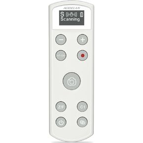 for Canon Wireless Camera Remote Control - Aodelan Rechargeable Shutter Release with OLED Screen for R3/ R10/ M50/ EOS M6 Mark II/R/RP /90D /6D Mark II /R5/T7i/G7 X Mark III;Replaces BR-E1 (Black)