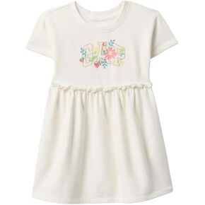 GAP Baby Girls' Short Sleeve Logo Knit Dress