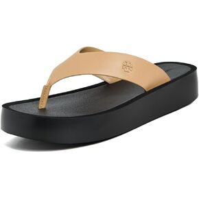Tory Burch Women's Leather Platform Flip Flops