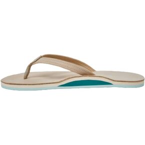Hari Mari- Fields- Flops Nubuck Leather Flops مع خارجي ملون- لا توجد استراحة ، ودعم قوس ثابت ، وحافة مشطبة لتقليل التعثر