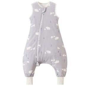 Super Soft 1.5 TOG Sleep Sack with Legs, 100% Organic Cotton Warm Comfy All Season Toddler Sleep Sack with Feet, Foliage, Size M