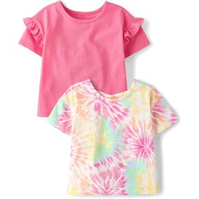 The Children's Place Baby Girls' Everyday Casual Short Sleeve Knit Shirts