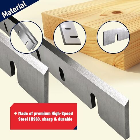12-1/2-Inch Planer Blades Knives for DeWalt DW733 Planer DW7332 Replacement Blades Thicknesser Planer Parts, HSS 12-1/2" x 1-1/16" x 1/8"- 4 pcs in Saudi Arabia