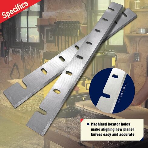 12-1/2-Inch Planer Blades Knives for DeWalt DW733 Planer DW7332 Replacement Blades Thicknesser Planer Parts, HSS 12-1/2" x 1-1/16" x 1/8"- 4 pcs in Saudi Arabia