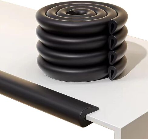 4M U Shape Edge Protectors for Glass Coffee Table,Foam Baby Proofing Safety Bumper Guard Strip,Corner Protectors for Kids,Suitable for Furniture Fireplace Desk Worktop (Milky White) in Saudi Arabia