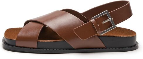C. Paravano Women's Flat Flat - Slippers بدعم من القوس - شرائح أزياء قابلة للتعديل على مشبك للمشي غير الرسمي والشاطئ in Kuwait