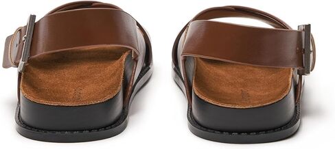 C. Paravano Women's Flat Flat - Slippers بدعم من القوس - شرائح أزياء قابلة للتعديل على مشبك للمشي غير الرسمي والشاطئ in Kuwait