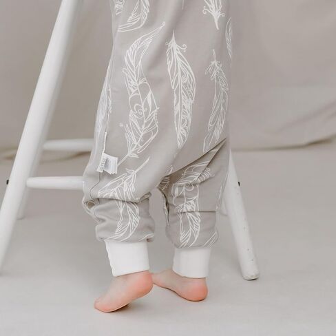 Organic Cotton Long Sleeve Footed Sleep Bag | 1.0 TOG | GOTS Certified, OEKO-TEX® STANDARD 100 Certified in Saudi Arabia