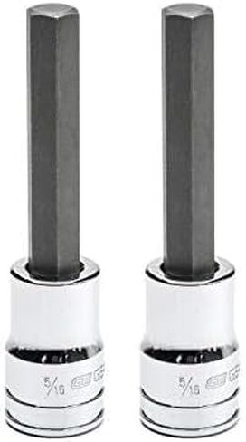 GEARWRENCH 3/8" Drive Mid-Length Hex Bit SAE Socket 5/16" - 82527 (Pack of 2) in Saudi Arabia