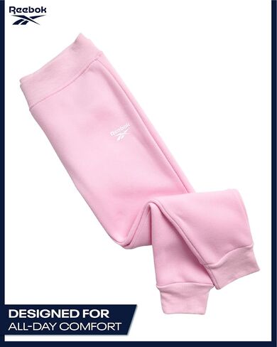 Reebok Toddler Girls 3-Piece Set - Fleece Hoodie, Tee & Jogger Pants | Soft Warmth for Cool Mornings, Breathable Layer for Active Afternoons, Flexible Elastic Waistband That Moves with Every Play in Saudi Arabia