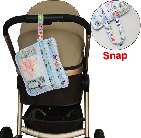 Teamoy Portable Diaper Changing Pad, Foldable Baby Changing Pad with Pockets, Portable Diaper Clutch for Baby, Washable Travel Diaper Change Mat for Home Travel, Owl in Saudi Arabia