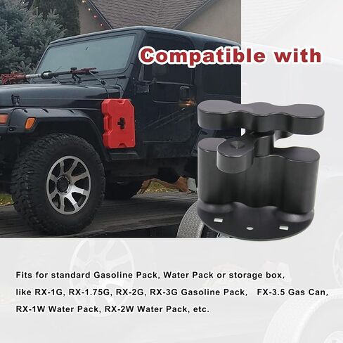 رفوف البضائع RULLINE RX-PM Pack Mount Bracket تناسب حامل الحزمة القياسية المتوافقة مع علب الوقود والغاز وحامل حزمة المياه in Saudi Arabia