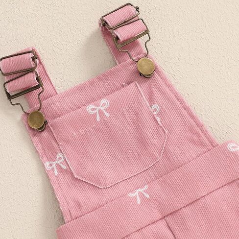 Adobabirl Baby Girl Summer Clothes Ribbed Short Sleeve Romper Bow Print Overalls Shorts Set Infant Cute Summer Outfits in Saudi Arabia