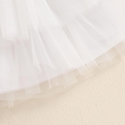 Kayotuas Toddler Baby Girl Valentines Outfit Red Love Heart Bow Sweatshirt and Tulle Tutu Skirts Set Cute Fall Spring Clothes in Kuwait