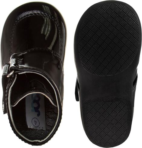 Josmo Baby Boy Girl First Walking Shoes Classic Boots Soft Leather Formal Crib Shoes Size Infant - Toddler in Saudi Arabia