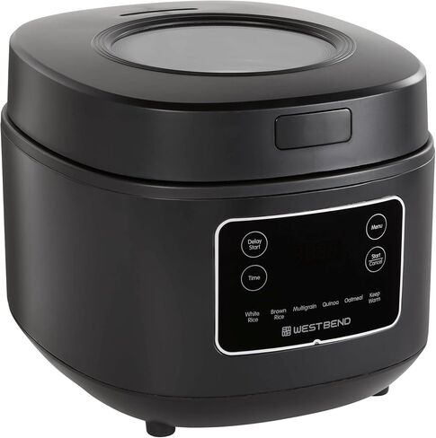 West Bend 20 Cup Multi-Function Rice Cooker, Stainless Steel in Kuwait