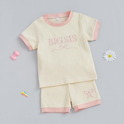 Zaxarra Toddler Baby Girl Girls Summer Closy Letter Letter Letter in Kuwait