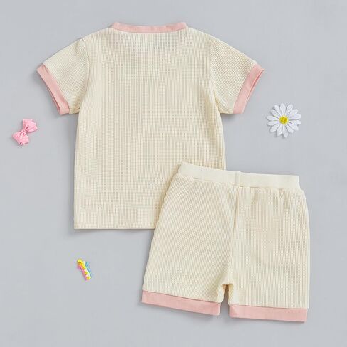 Zaxarra Toddler Baby Girl Girls Summer Closy Letter Letter Letter in Kuwait