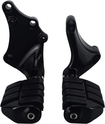 WOWTK Passenger Footpeg مع مجموعة تثبيت، دواسة مساند قدم الركاب الخلفية مع مجموعة تثبيت لـ Harley Sportster Forty-Eight 48 Seventy-Two 72 883 1200 2014-2022، أسود in Saudi Arabia