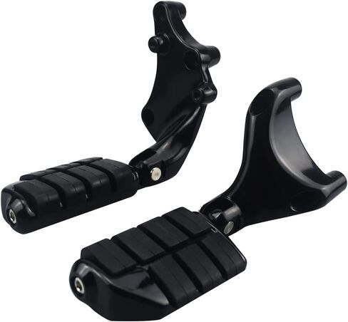 WOWTK Passenger Footpeg مع مجموعة تثبيت، دواسة مساند قدم الركاب الخلفية مع مجموعة تثبيت لـ Harley Sportster Forty-Eight 48 Seventy-Two 72 883 1200 2014-2022، أسود in Saudi Arabia
